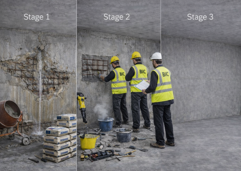 أعمال معالجة الخرسانات